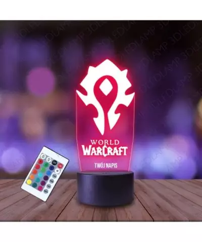 Lampka Nocna 3D LED LAMP World of Warcraft