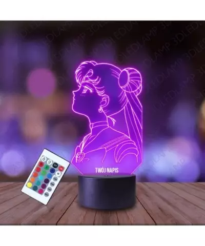 Lampka Nocna 3D LED LAMP Czarodziejka z Księżyca