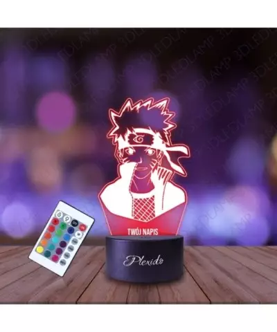 Lampka Nocna 3D LED LAMP Prezent dla fana Anime Naruto