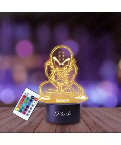 Lampka Nocna 3D LED LAMP Prezent dla fana Anime Dragon Ball Dragon Ball Krillin