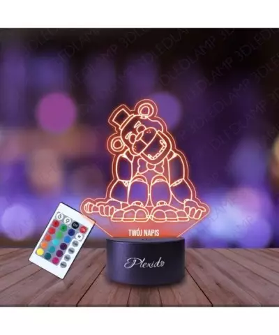 Lampka Nocna 3D LED LAMP Five Nights at Freddy's FNAF Golden Freddy